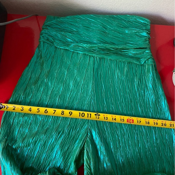 CQ by CQ Metallic green jumpsuit - Picture 10 of 15
